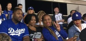 CBD College students wearing Healthcare Night 2017 shirts at the event.