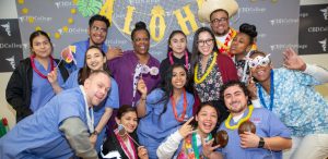 Physician assistants from CBD College celebrating with their directors.