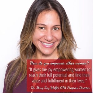Image of Dr. Mary Kay Wolfe, the dedicated Program Director of the Occupational Therapy Assistant Program at CBD College.