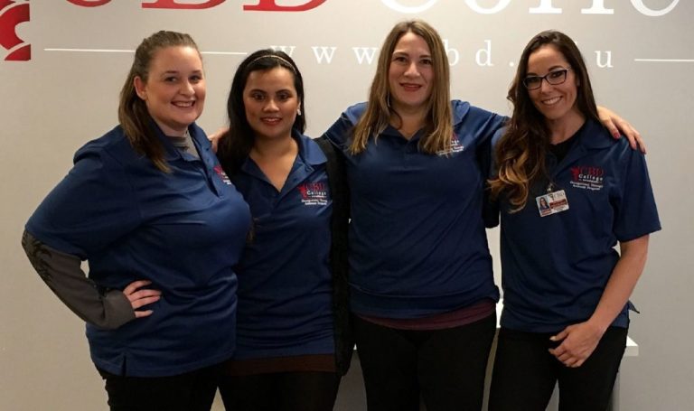 Group of students from CBD College's Occupational Therapy Assistant Program.