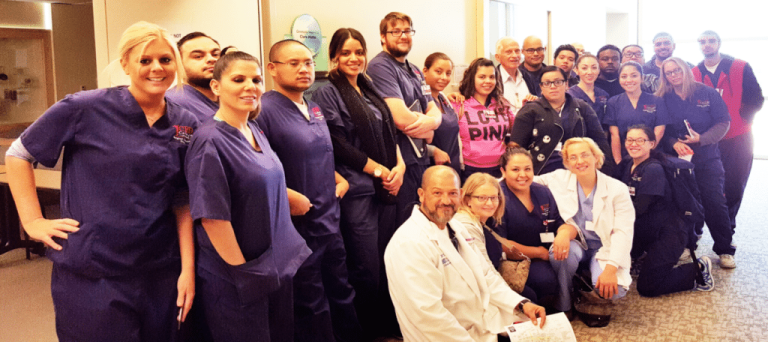Field trip to the cadaver lab at CBD College.