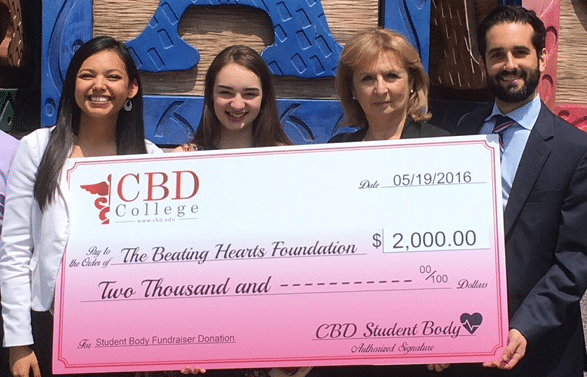 CBD College students visit Children's Hospital Los Angeles for a community service event.