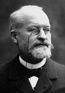Portrait of Alphonse Laveran, a French physician and parasitologist who won the Nobel Prize in Physiology or Medicine in 1907 for his discoveries related to the protozoan parasite causing malaria.