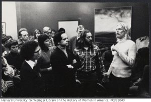 Bruce Voeller with colleagues or members of the Mariposa Foundation, the organization he established to conduct research on human sexuality and sexually transmitted diseases.