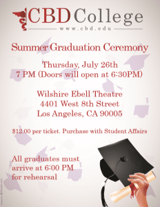 Summer Graduation Ceremony