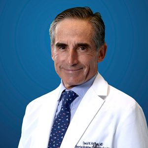 Portrait of Dr. David Altchek, attending orthopedic surgeon and co-chief of the Sports Medicine & Shoulder Service at the Hospital for Special Surgery in New York. He is also the medical director for the New York Mets and a medical consultant for the NBA. Dr. Altchek is recognized for his contributions to sports medicine and orthopedic surgery.