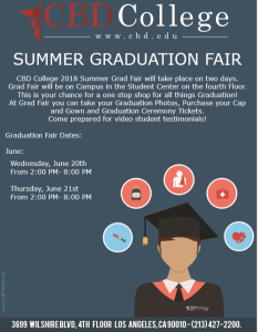 Summer Graduation Fair