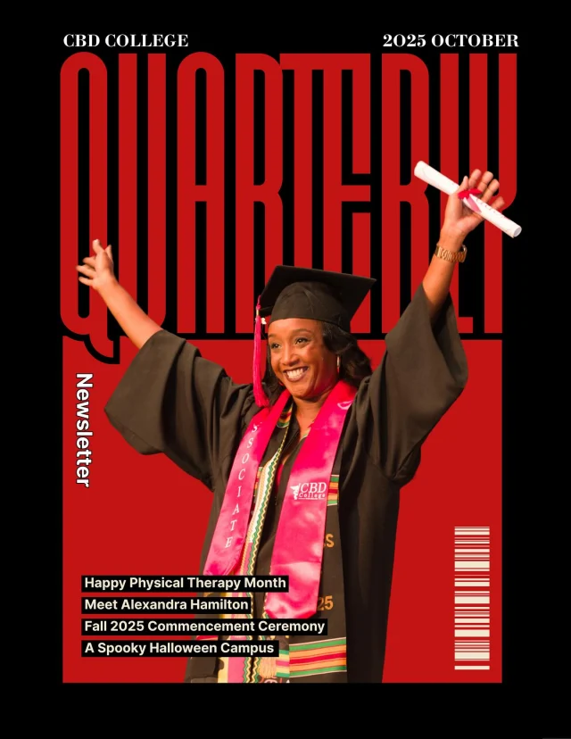 We’re excited to share the latest edition of The CBD Quarterly!This issue features one of our dedicated PTA instructors, the winners of the Grad Cap Contest and more! #cbdcollege #newsletter