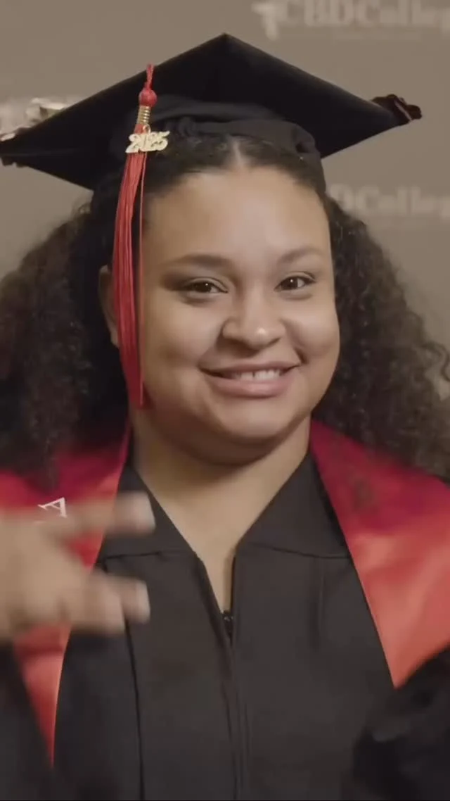 Every graduate has a story. And before they crossed the stage, they took a moment to honor the grind that got them there 🙌#FutureHealthcareHeroes #StudentVoices #CBDCollege